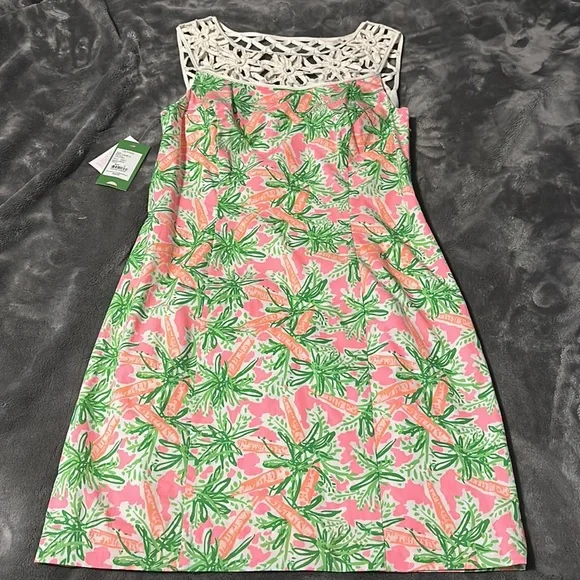 HTF Lilly Pulitzer Resort White Nibbles Lacina Nwt size 4 perfect for Easter - Picture 4 of 5